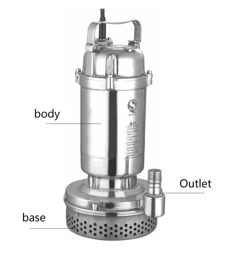 AC All Stainless Steel Submersible Pump