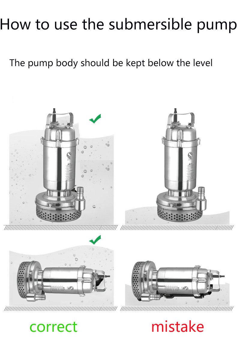 AC All Stainless Steel Submersible Pump